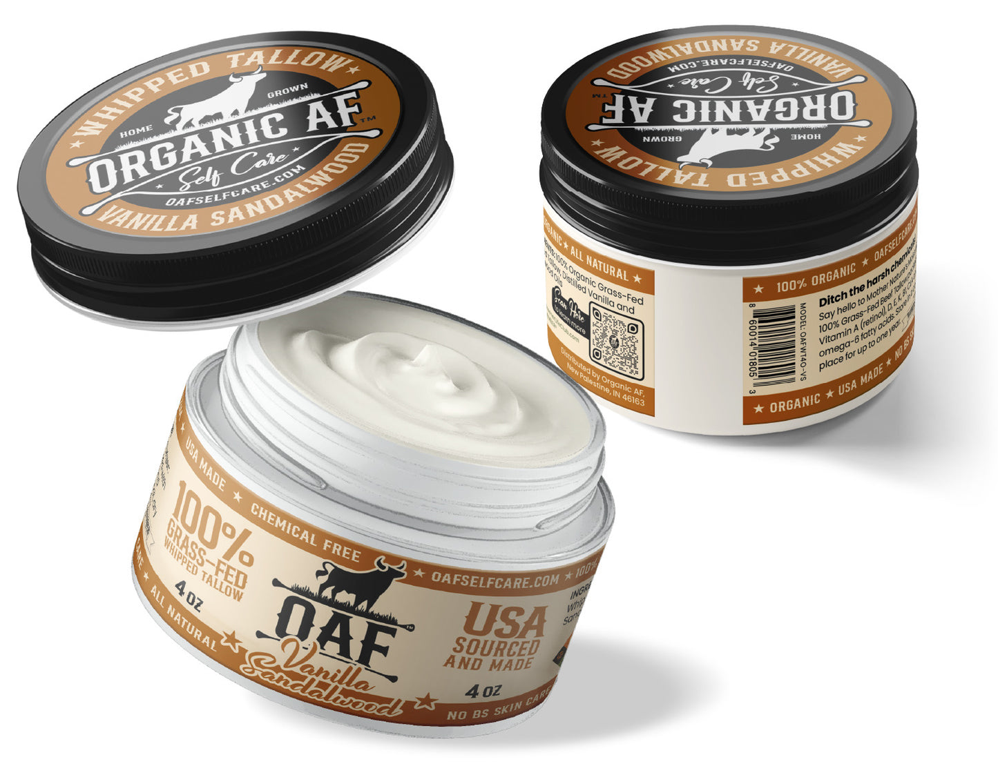 4oz Whipped Tallow Moisturizer