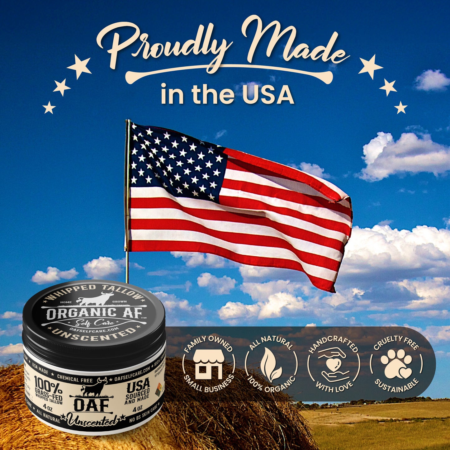 4oz Whipped Tallow Moisturizer