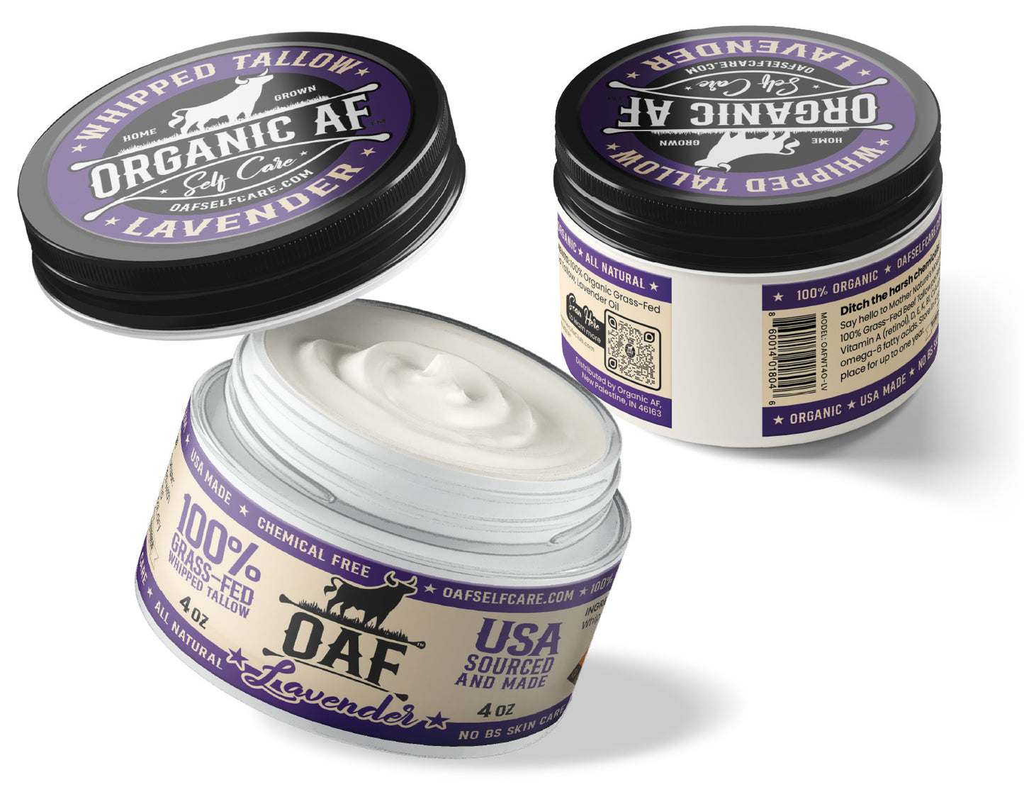 4oz Whipped Tallow Moisturizer