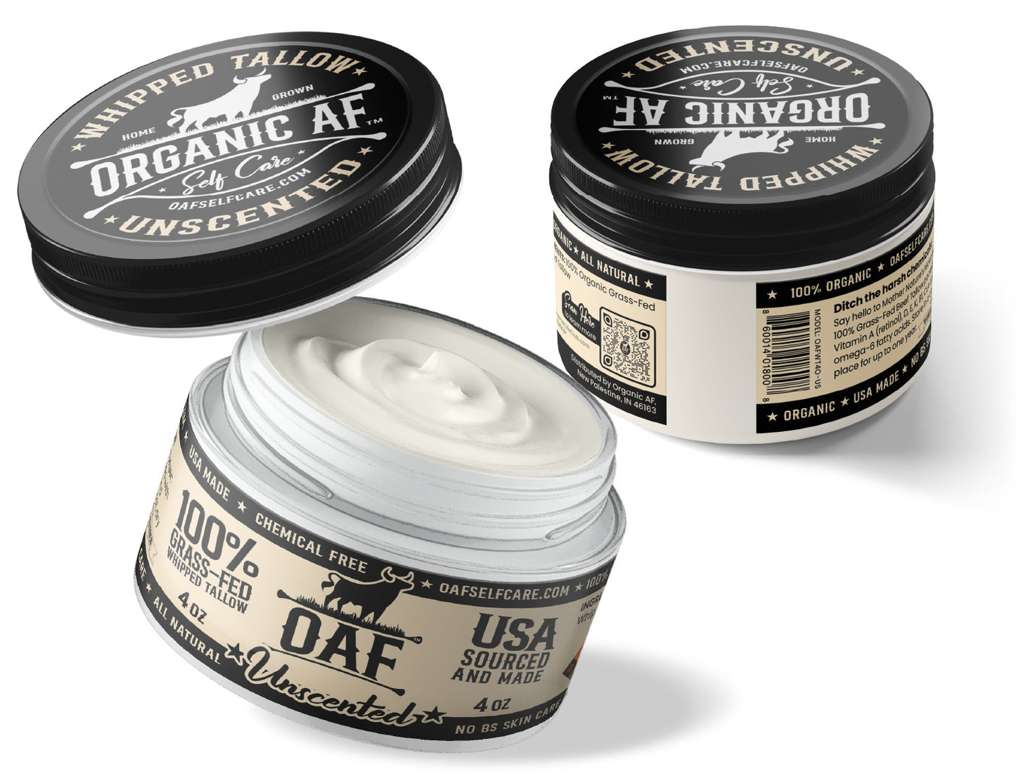 4oz Whipped Tallow Moisturizer